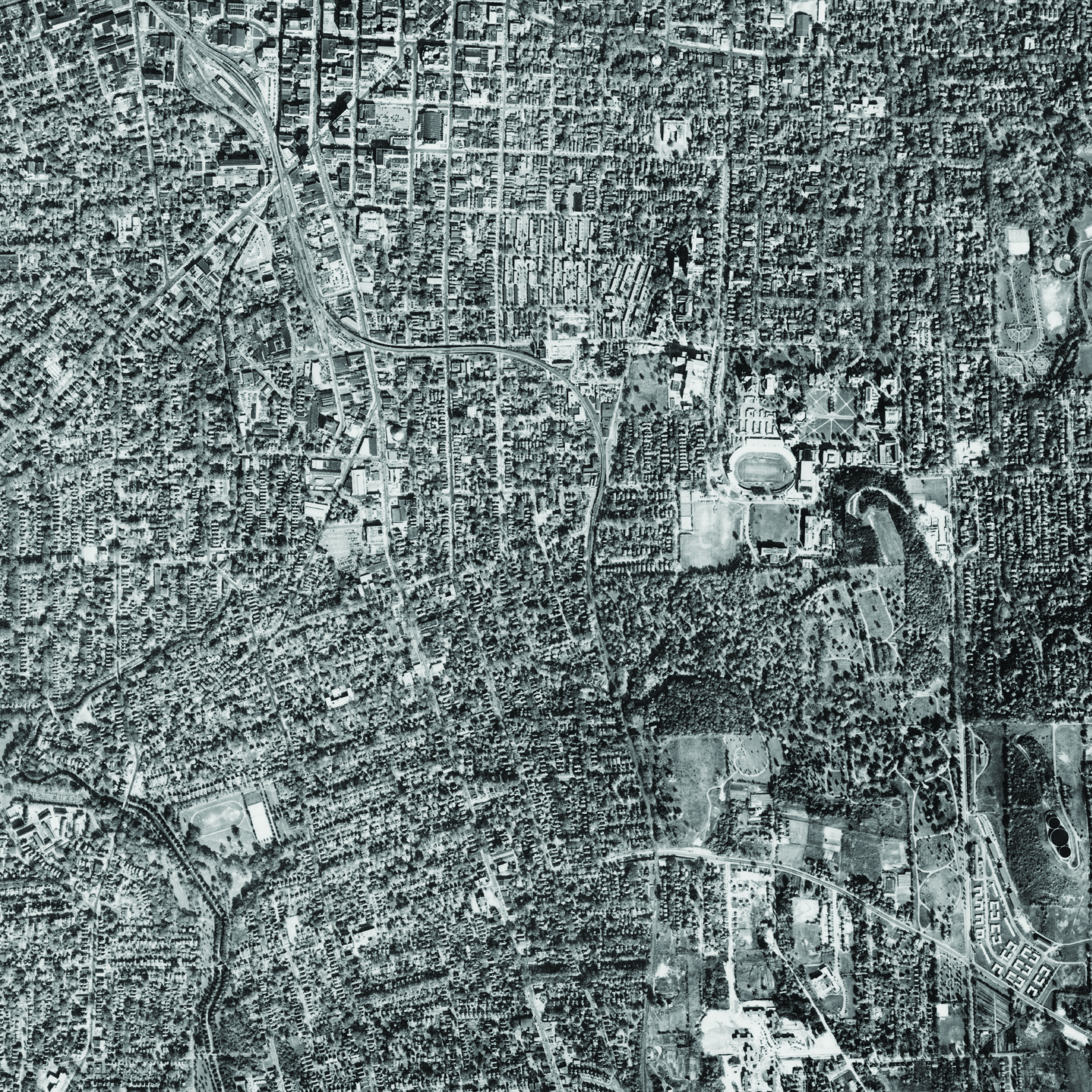 1951 Syracuse aerial